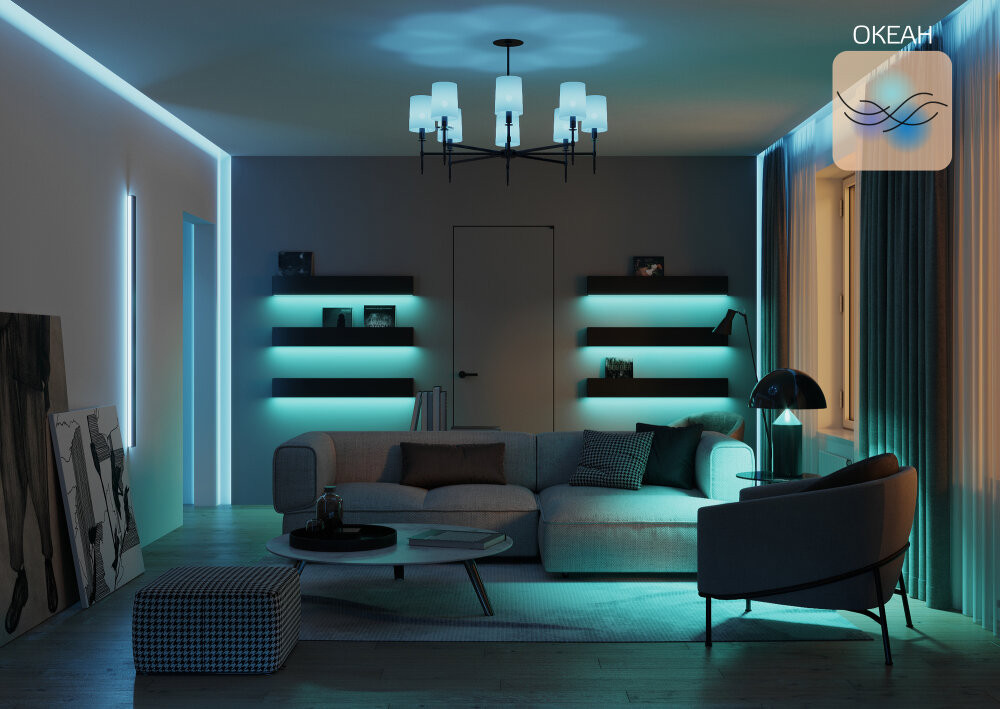 Лампа светодиодная умная SMD LED 10 Вт 1055 лм RGBW E27 AC 220В IP20 изменение цветовой температуры и диммирование управление по Wi-Fi Smart Home (GAUSS) 1180112