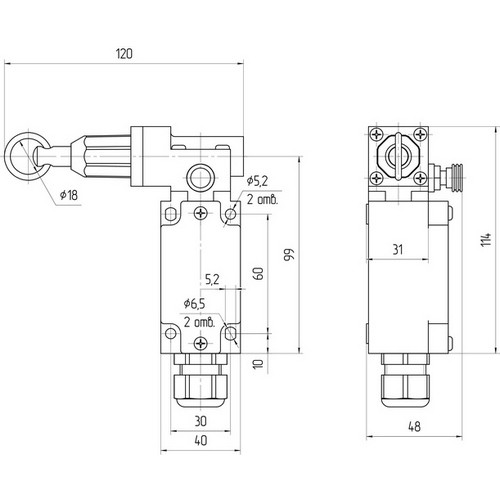 Выключатель тросовый аварийный АТВ-03Л04 (ТЕКО) 00-00041455