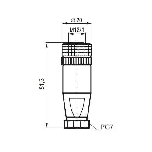 Соединитель CS S254R-3 (PG7) (ТЕКО) 07-00034322