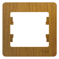 GLOSSA Рамка 1 пост дуб (Systeme Electric) GSL000501