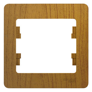 GLOSSA Рамка 1 пост дуб (Systeme Electric) GSL000501