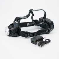 Фонарь светодиодный налобный 5 Вт 450 лм Черный IP44 аккумуляторный Li-ion 2400мАч GFL Gauss (GAUSS) GF407