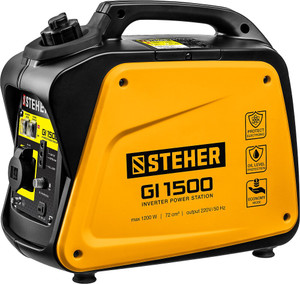Генератор инверторный 1200 Вт (Steher) GI-1500