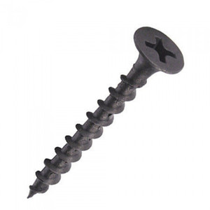 Саморез гипсокартон/дерево 3.5х19 черный (Крепдил) screw-GD-19-sht