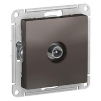 Розетка ATLASDESIGN TV оконечная 1DB механизм мокко (Systeme Electric) ATN000691