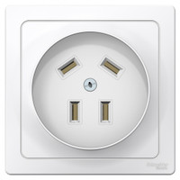 BLANCA скрытой установки розетка силовая 3р+n, 32а, 400в, белый (Systeme Electric) BLNSR003241