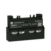 ДОПОЛНИТЕЛЬНЫЙ БЛОК КОНТАКТОВ GM2/GM3 1НО+1НЗ ФРОНТАЛЬНЫЙ (GVAE11) (Systeme Electric) GMAE11