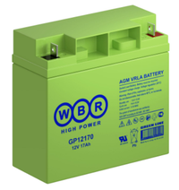 Аккумулятор GP 12В 17Ач (WBR) WBR GP12170