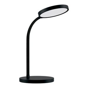 Светильник светодиодный настольный 8 Вт 500 лм 4000К AC 220 В Черный IP20 Пластик гибкая стойка сенсорное управление яркости освещения USB зарядка телефона Qplus (GAUSS) GT5032