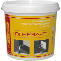Герметик противопожарный терморасширяющийся       ОГНЕЗА-ГТ, ведро 3 кг, цвет серый (ОГНЕЗА) 105039