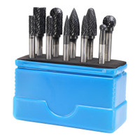 Набор бор-фрез твердосплавных 10шт HM TiALN (H-Tools) 116002FHT