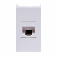 VIVA Розетка компьютерная RJ45 1 модуль категория 5е белая (DKC) 45038