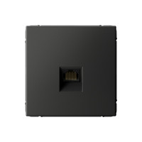 ARTGALLERY розетка компьютерная RJ45, кат. 6A, механизм, базальт (Systeme Electric) GAL001486