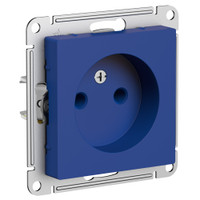 ATLASDESIGN РОЗЕТКА без заземления без шторок, 16А, механизм, АКВАМАРИН (Systeme Electric) ATN001141