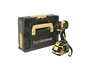 Винтоверт ударный бесщеточный 18В 1BatterySystem 280Нм 1/4' 1x4Ач кейс (Hanskonner) HCD20280BLC