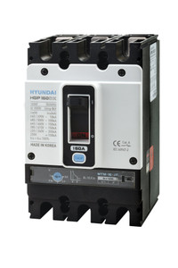 Выключатель автоматический в литом корпусе типа HGP, типоразмера 160 AF, арт. HGP160S-G3PEDS0000C00160 (160А, 65кА, 3 полюса, AC, расцепитель ETU-D (LSIG), уставка расцепителя 0,4-1xIn, переднее подключение) (HD Hyundai Electric)