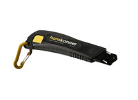 Нож 18мм с обрезиненным корпусом быстрая разблокировка лезвие сталь SK2 1мм (Hanskonner) HK1076-08-04