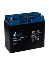 Батарея аккумуляторная 12В 17Ач со сроком службы 6-8 лет (Парус электро) HM-12-17