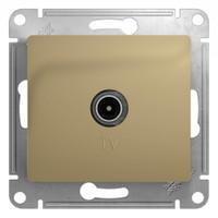 Коннектор GLOSSA TV антенна механизм титан (Systeme Electric) GSL000493