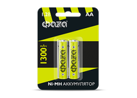 Элемент питания аккумуляторный AA 1300мАч Ni-MH (ФАZА) 5002944