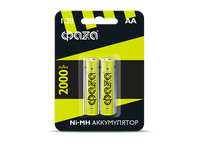 Элемент питания аккумуляторный AA 2000мАч Ni-MH блистер, 2 шт. (ФАZА) 5002975