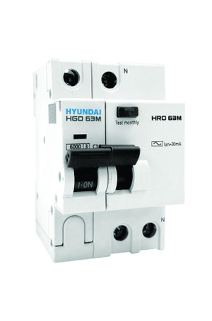 Выключатель автоматический дифференциального тока 3П+N 25А 30мА 6кА HRO (HD Hyundai Electric) 8002088