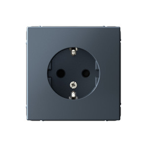 ARTGALLERY розетка с заземлением со шторками, 16А, механизм, грифель (Systeme Electric) GAL000745