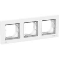 ATLASDESIGN AQUA Рамка 3-постовая, IP44, БЕЛЫЙ (Systeme Electric) ATN440103