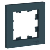 Рамка однопостовая ATLASDESIGN изумруд (Systeme Electric) ATN000801