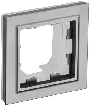 BRITE Рамка 1 пост IP44 РУ-1-БрС-44 сталь (IEK) BR-M12-44-K46