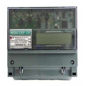 Счетчик электроэнергии Меркурий 231 АТ-01I трехфазный многотарифный, 560, класс точности 1.0, D, ЖКИ, IrDA 2 Тарифа МСК (Инкотекс) М0000051789