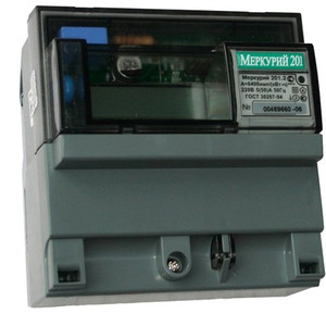 Счетчик электроэнергии Меркурий 201.2 однофазный однотарифный, 560, класс точности 1.0, D, ЖКИ, импульсный выход (Инкотекс) 00000032416