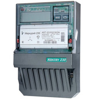 Счетчик электроэнергии Меркурий 230 АМ-01 трехфазный однотарифный, 560, класс точности 1.0, Щ, ЭМОУ, импульсный выход (Инкотекс) 00000032428