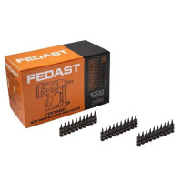 Гвозди 2.7x22 мм кованые с ребрами жесткости (1000шт/уп) (Fedast) FD2722RBP