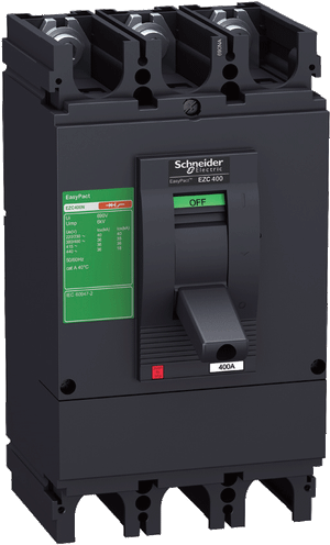 Выключатель автоматический трехполюсный  EZC400 36КА/415В 400А 3Т (Schneider Electric) EZC400N3400N