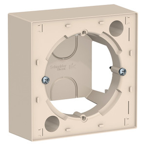 Коробка ATLASDESIGN для наружного монтажа бежевый (Systeme Electric) ATN000200