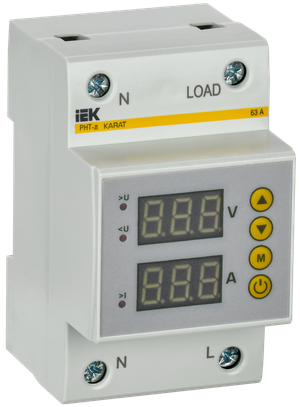 Реле напряжения и тока РНТ-д 1-ф. 54мм 63А (IEK) IVC31-1-63