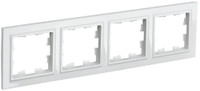 BRITE Рамка 4 поста РУ-4-БрБ белый (IEK) BR-M42-K01