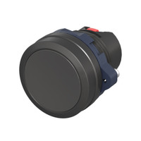 Головка кнопки плоская без фиксации, черная (DKC) M22P-FMBLP