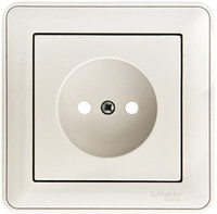 W59 Розетка скрытая без заземления  белая (Systeme Electric) RS16-151-18