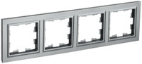 BRITE Рамка 4 поста РУ-4-БрС сталь (IEK) BR-M42-K46