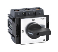 ВЫКЛЮЧАТЕЛЬ-РАЗЪЕДИНИТЕЛЬ 3P 125A С ЧЁРНОЙ РУКОЯТКОЙ НА ДВЕРЦУ 4 ВИНТАМИ (Systeme Electric) MSD125320B