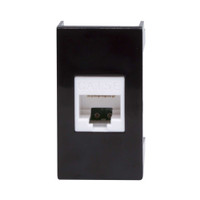 Розетка RJ-45 категория 5E Viva 1 модуль черная (DKC) 45238