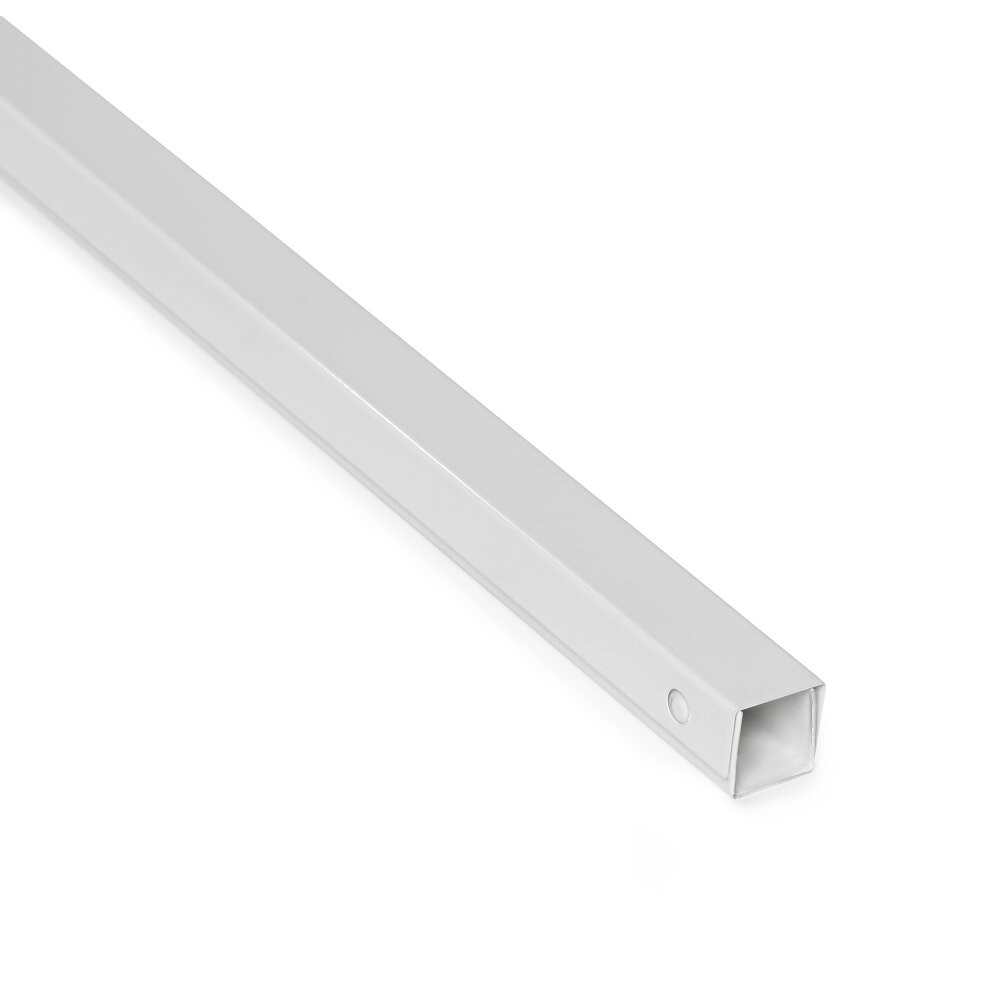 Кабель-канал 40x25 двойной замок, белый (40 м/уп) (состав ОКЛ) (ПожТехКабель) 507-001