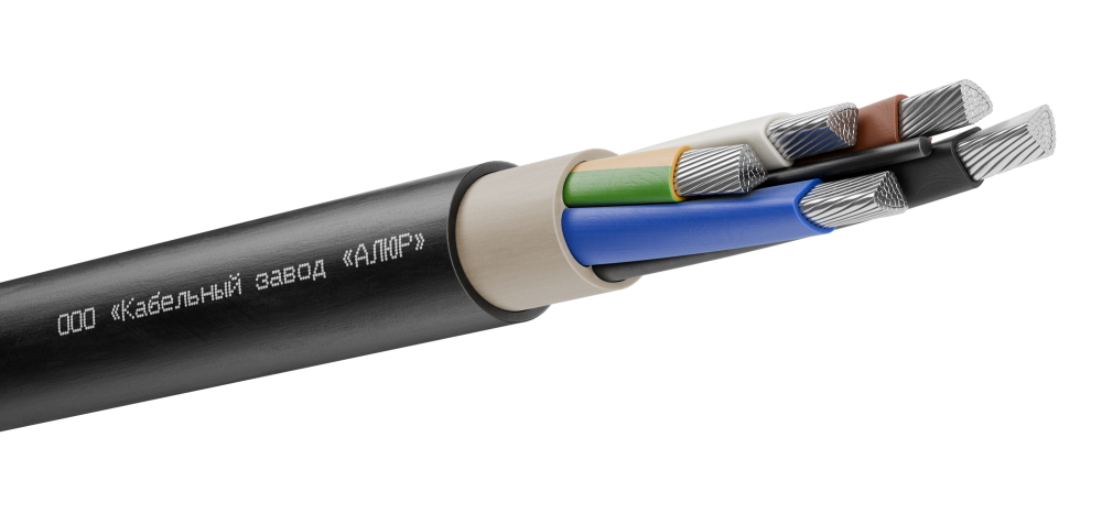 Кабель силовой АВВГнг-LS 5х95мс (А) (N.PE)-1 многопроволочный (АЛЮР)