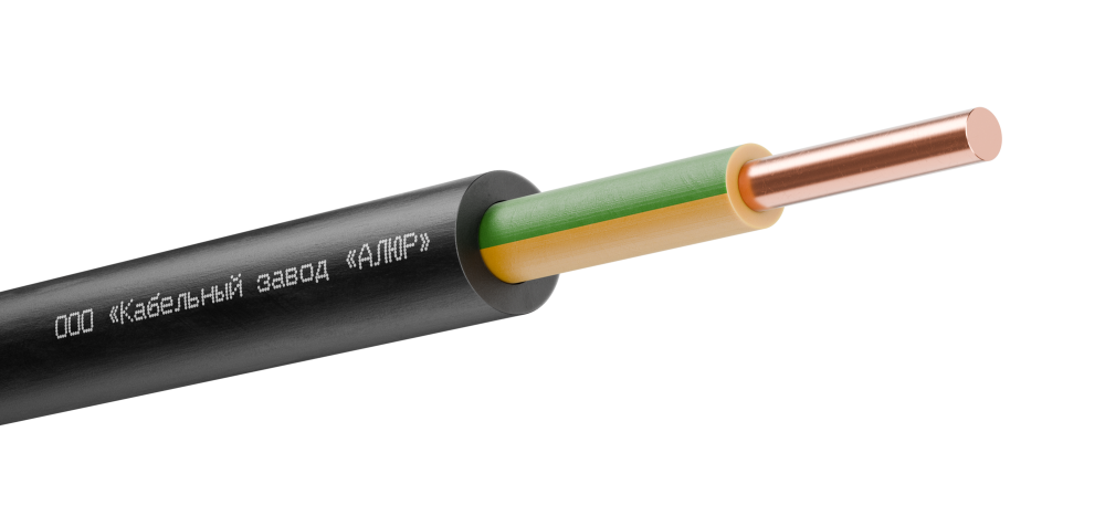 Кабель силовой ВВГнг(А)-LS 1х6 (PE)-0.660 однопроволочный (АЛЮР)