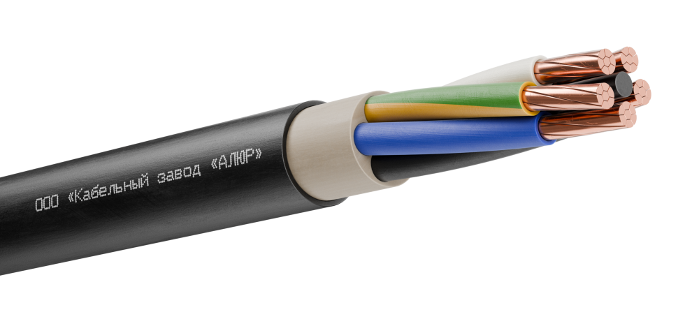 Кабель силовой ВВГнг(А)-LS 5х50 (N,PE)-0.660 многопроволочный (АЛЮР)