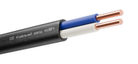 Кабель силовой ВВГПнг(А)-LS 2х6 (N)-0.66 однопроволочный бухта (АЛЮР)