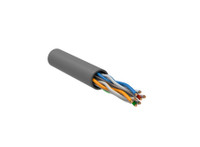 Витая пара U/UTP кат 6 4 пары 23AWG solid 305м LSZH серый (ITK) LC1-C604-121