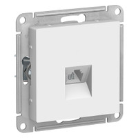 Розетка ATLASDESIGN телефонная RJ11 механизм белый (Systeme Electric) ATN000181